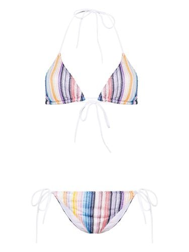 Striped Triangle Bikini Set - Missoni Beachwear - Modalova