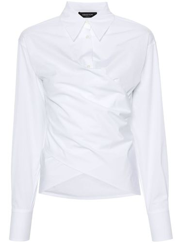 Crossed Detail Cotton Shirt - Fabiana Filippi - Modalova