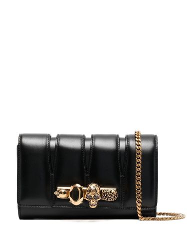 The Slash Leather Clutch Bag - Alexander McQueen - Modalova