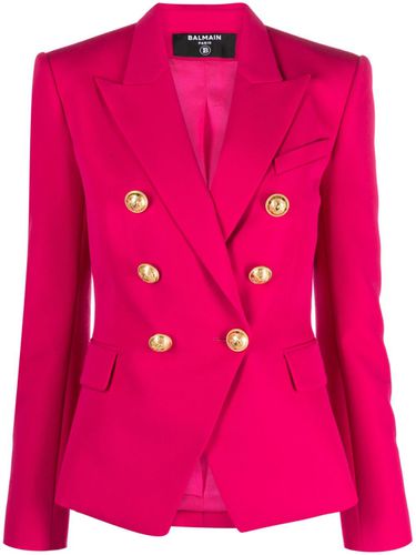 Double-breasted Wool Blazer - Balmain - Modalova