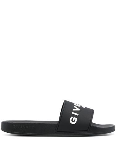 GIVENCHY - Logo Rubber Pool Slides - Givenchy - Modalova