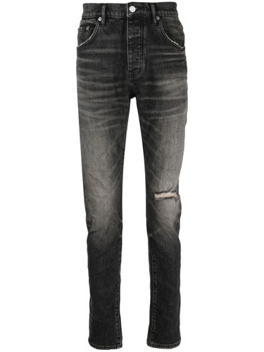 Slim Denim Cotton Jeans - Purple brand - Modalova