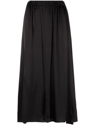 Stretch Silk Satin Midi Skirt - Forte Forte - Modalova