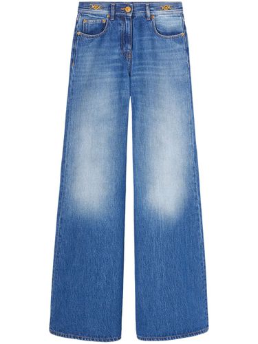VERSACE - Wide Leg Denim Jeans - Versace - Modalova