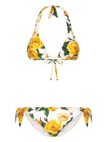 Flower Print Bikini Set - Dolce & Gabbana - Modalova