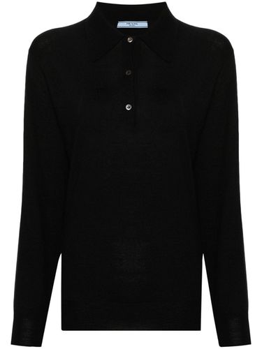 PRADA - Cashmere Polo Shirt - Prada - Modalova
