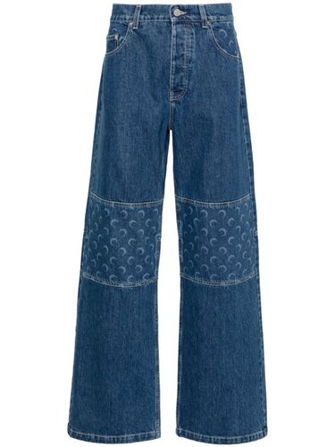 Straight Leg Denim Jeans - Marine Serre - Modalova