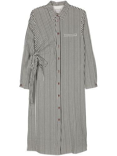 ALYSI - Striped Shirt Dress - Alysi - Modalova