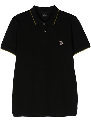 Zebra Logo Cotton Polo Shirt - PS Paul Smith - Modalova