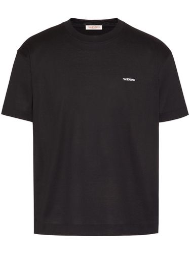 VALENTINO - Logo Cotton T-shirt - Valentino - Modalova