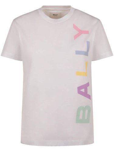 BALLY - Logo Organic Cotton T-shirt - Bally - Modalova