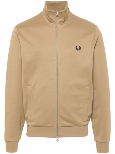 Tape Detail Cotton Blend Track Jacket - Fred Perry - Modalova