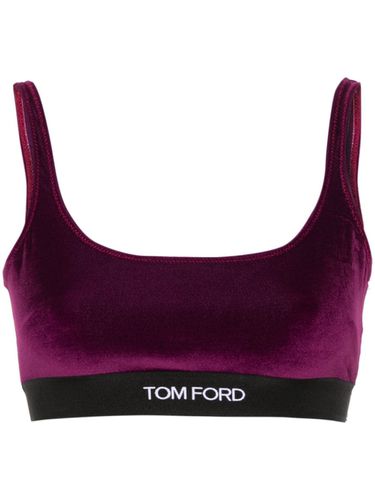 TOM FORD - Logo Velvet Bralette - Tom Ford - Modalova
