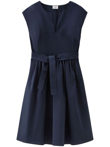 Belted Poplin Short Dress - Woolrich - Modalova
