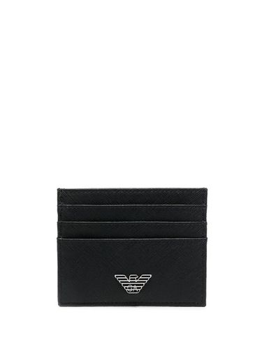 Regenerated Leather Card Case - Emporio Armani - Modalova