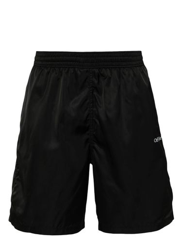 OFF-WHITE - Logo Swim Shorts - Off-White - Modalova