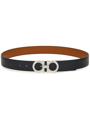 FERRAGAMO - Gancini Leather Belt - Ferragamo - Modalova