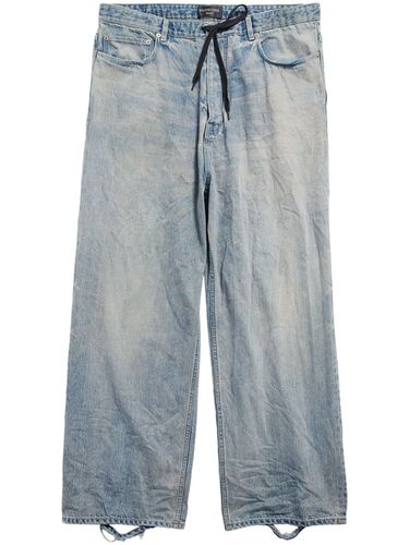 BALENCIAGA - Wide Leg Denim Jeans - Balenciaga - Modalova