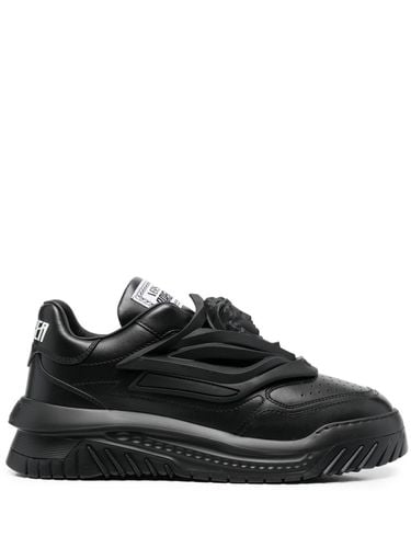 VERSACE - Odissea Leather Sneakers - Versace - Modalova