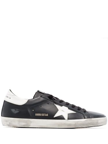 Super Star Leather Sneakers - Golden Goose - Modalova