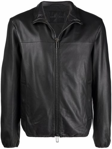 EMPORIO ARMANI - Leather Jacket - Emporio Armani - Modalova