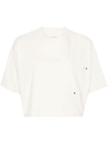 Cropped Cotton T-shirt - Bottega Veneta - Modalova