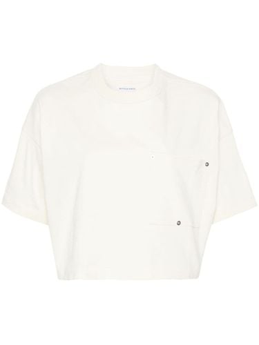 Cropped Cotton T-shirt - Bottega Veneta - Modalova