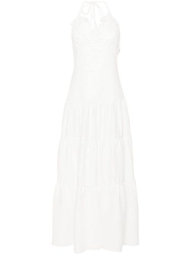 Lace Linen Long Dress - Ermanno Scervino - Modalova