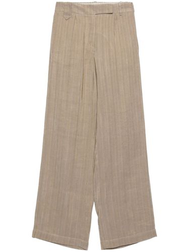 ALYSI - Linen Tailored Trousers - Alysi - Modalova