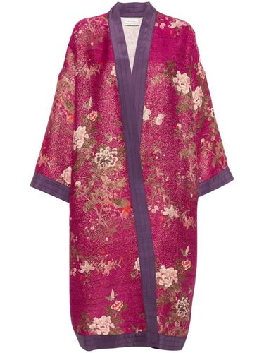 Printed Silk Kimono Jacket - Pierre-Louis Mascia - Modalova