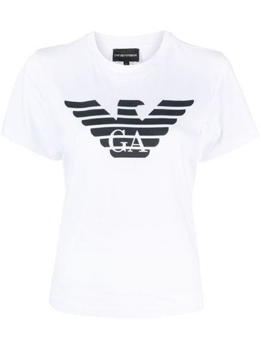 EMPORIO ARMANI - Logo Cotton Shirt - Emporio Armani - Modalova