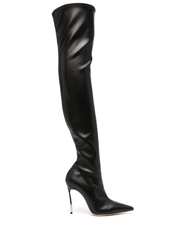 Leather Over The Knee Boots - Casadei - Modalova