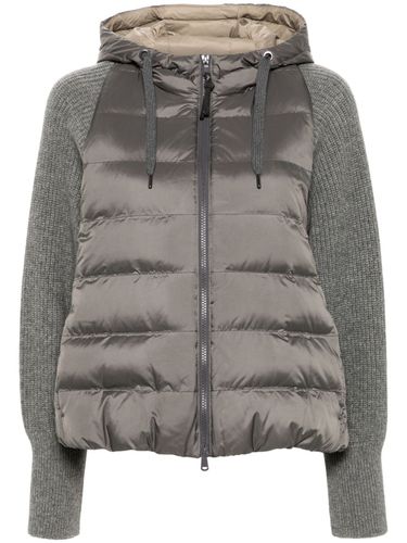 Wool Blend Padded Jacket - Brunello Cucinelli - Modalova