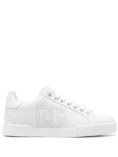 Portofino Leather Sneakers - Dolce & Gabbana - Modalova