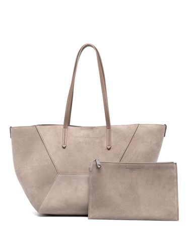 Leather Shopping Bag - Brunello Cucinelli - Modalova