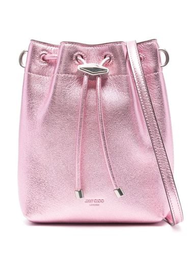 Bon Bon Metallic Leather Mini Bucket Bag - Jimmy Choo - Modalova