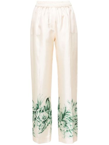 Silk Printed Trousers - For restless sleepers - Modalova