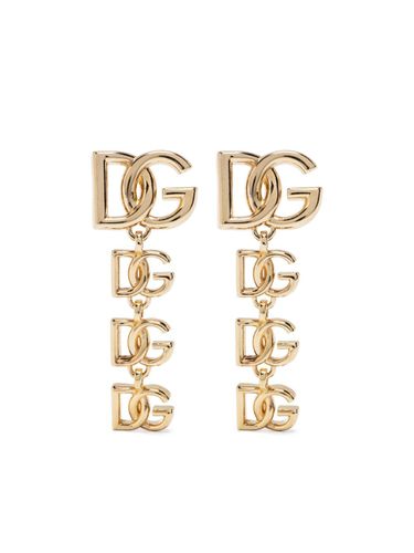 Dg Logo Pendant Earrings - Dolce & Gabbana - Modalova