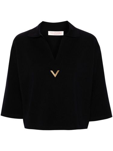 VALENTINO - Vlogo Wool Sweater - Valentino - Modalova