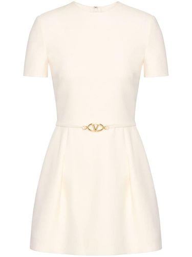 Wool And Silk Blend Mini Dress - Valentino - Modalova