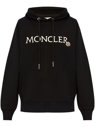 MONCLER - Logo Cotton Hoodie - Moncler - Modalova