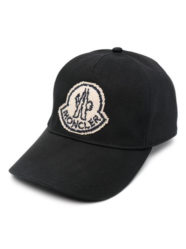 MONCLER - Logo Cotton Baseball Cap - Moncler - Modalova