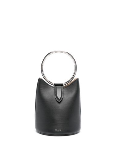 Ring Mini Leather Bucket Bag - AlaÏa - Modalova