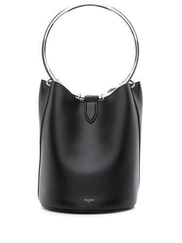 Ring Large Leather Bucket Bag - AlaÏa - Modalova