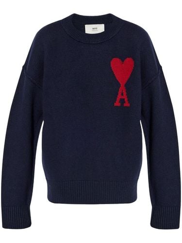 Ami De Coeur Wool Sweater - Ami Paris - Modalova