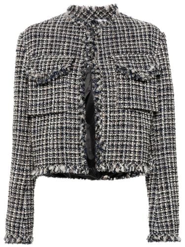 SACAI - Tweed Wool Short Jacket - Sacai - Modalova