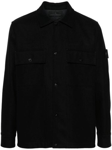 STONE ISLAND - Wool Blend Overshirt - Stone Island - Modalova