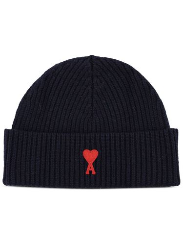 Ami De Coeur Wool Beanie - Ami Paris - Modalova