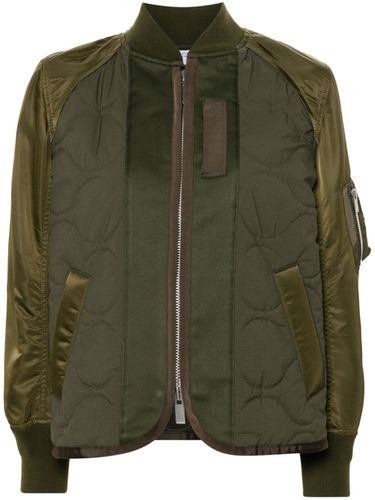 SACAI - Nylon Quilted Bomber Jacket - Sacai - Modalova