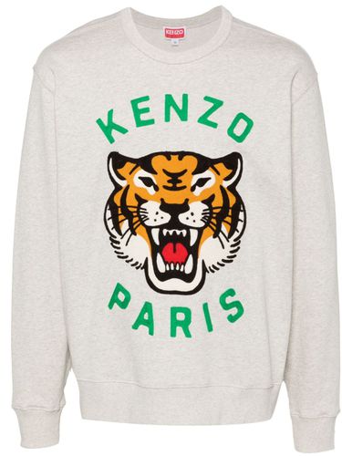 Lucky Tiger Cotton Sweatshirt - Kenzo - Modalova